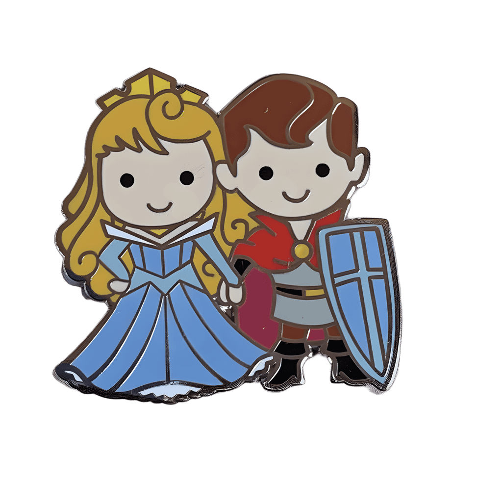 Aurora and Phillip Disney pin