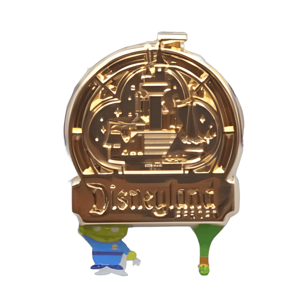 Disneyland Resort - Gold Sleeping Beauty Castle Disney pin