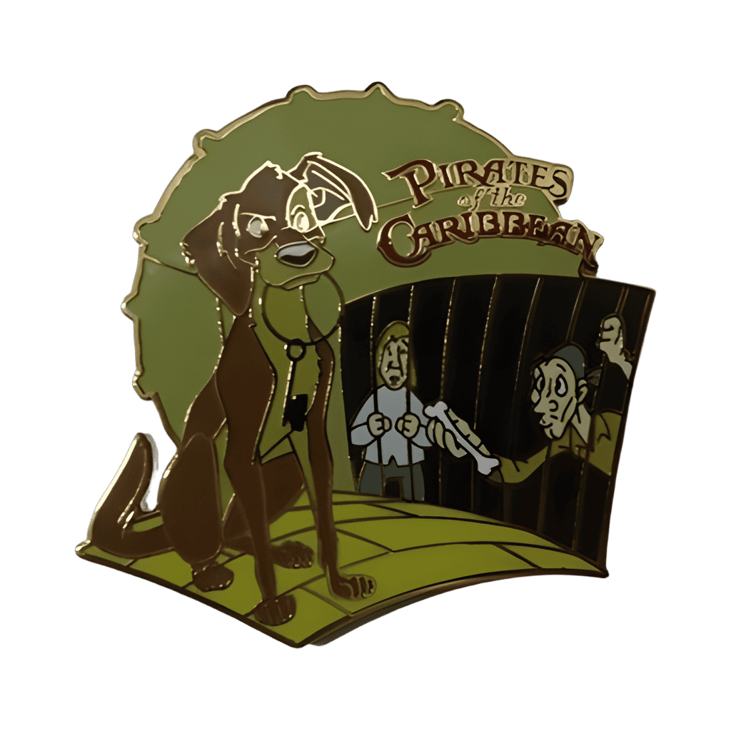 Jail Dog with Key Disney pin