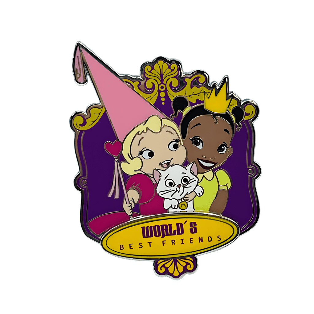 Tiana and Charlotte Disney pin
