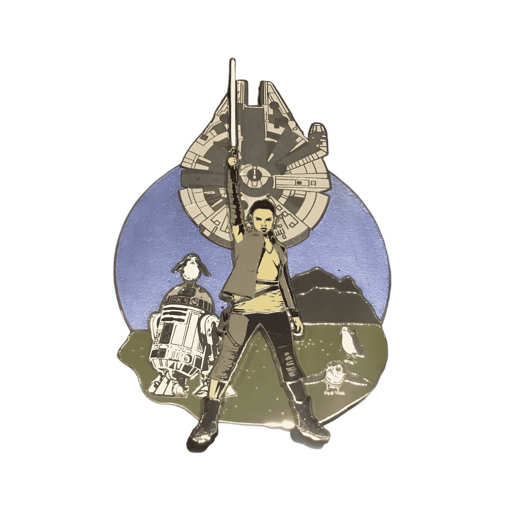 Rey R2-D2 PorgJumbo Disney pin