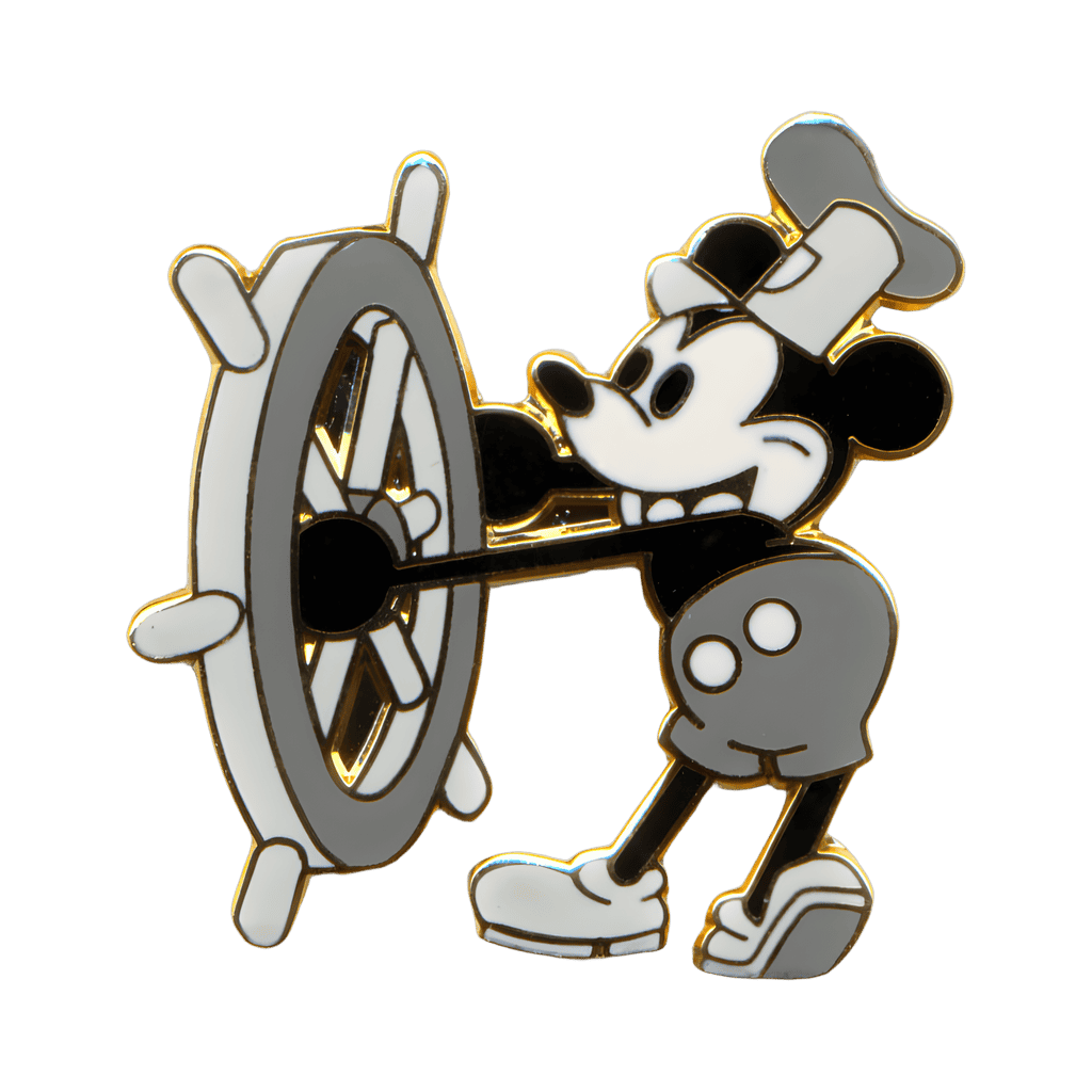 Steamboat Willie Disney pin