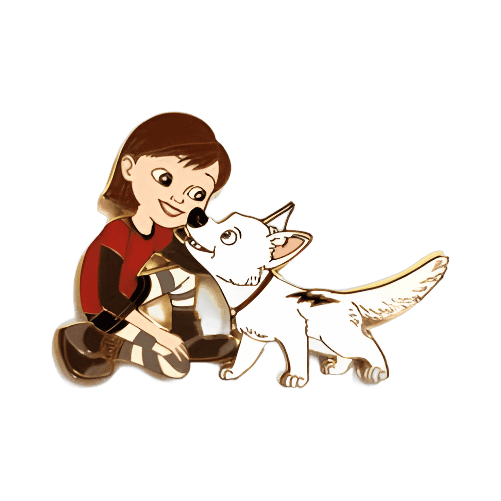 Penny and Bolt Disney pin