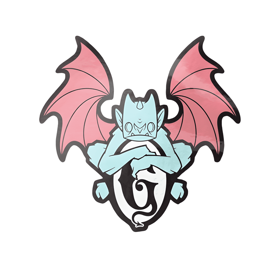 Pastel Goth Gargoyle Disney pin
