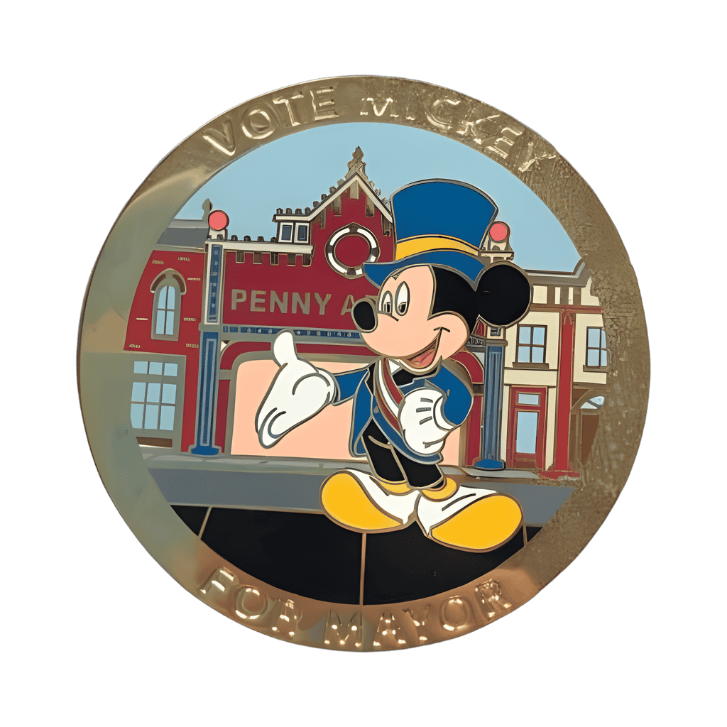 Mickey Mouse for Mayor Disney pin