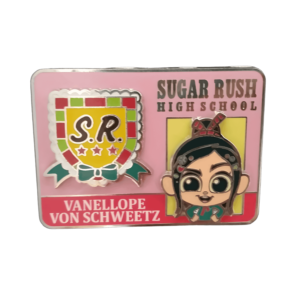 Vanellope Sugar Rush HS ID Disney pin