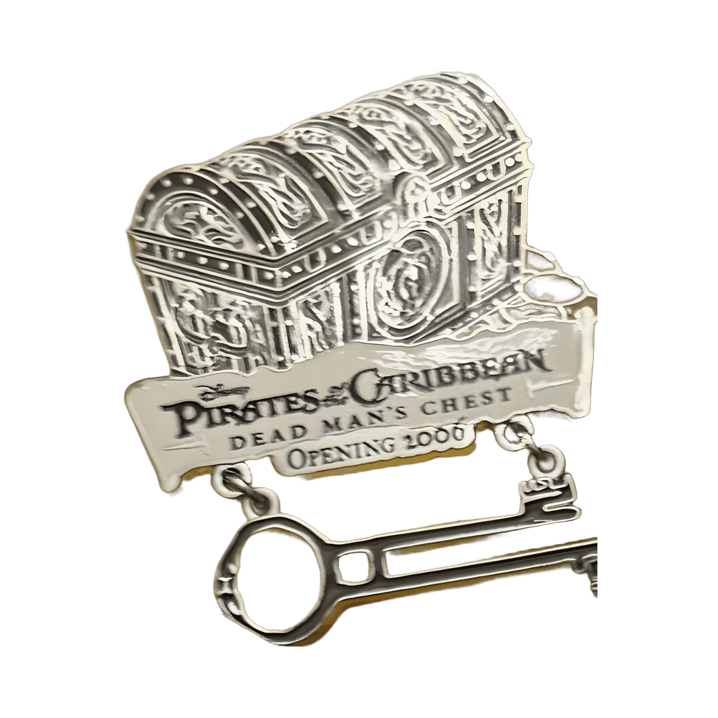 Treasure Chest with Key Dangle - Opening 2006 Disney pin