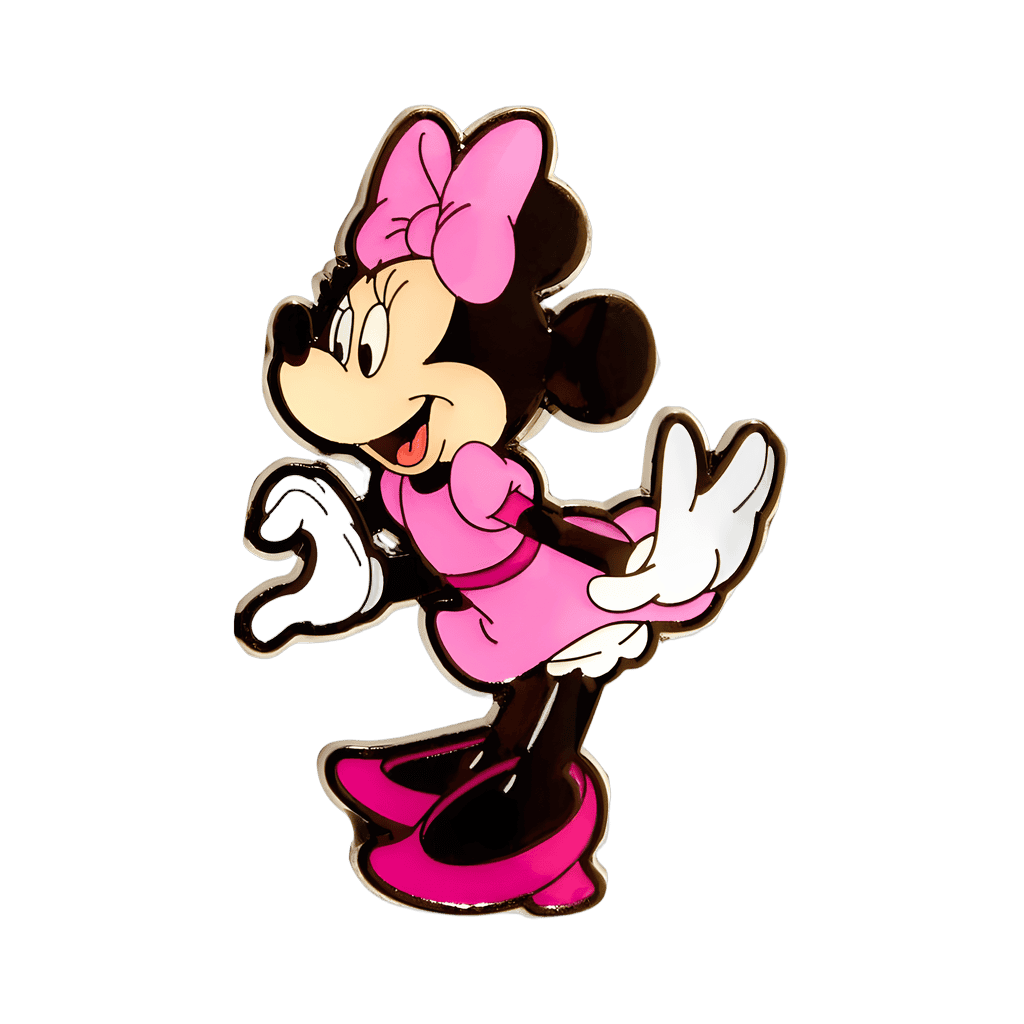 Mickey and Minnie Heart Hands Set - Minnie Disney pin