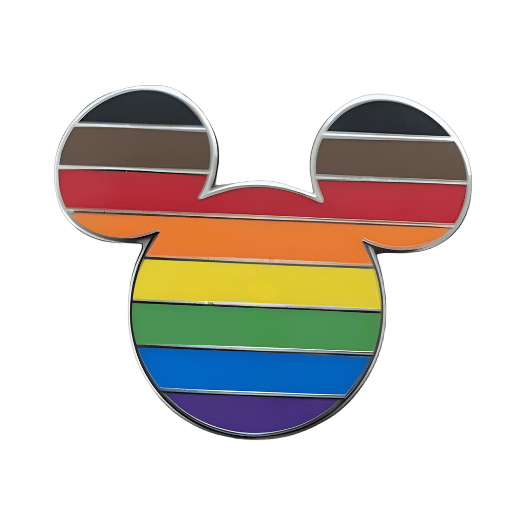 Progress Rainbow Flag Mickey Ears Disney pin