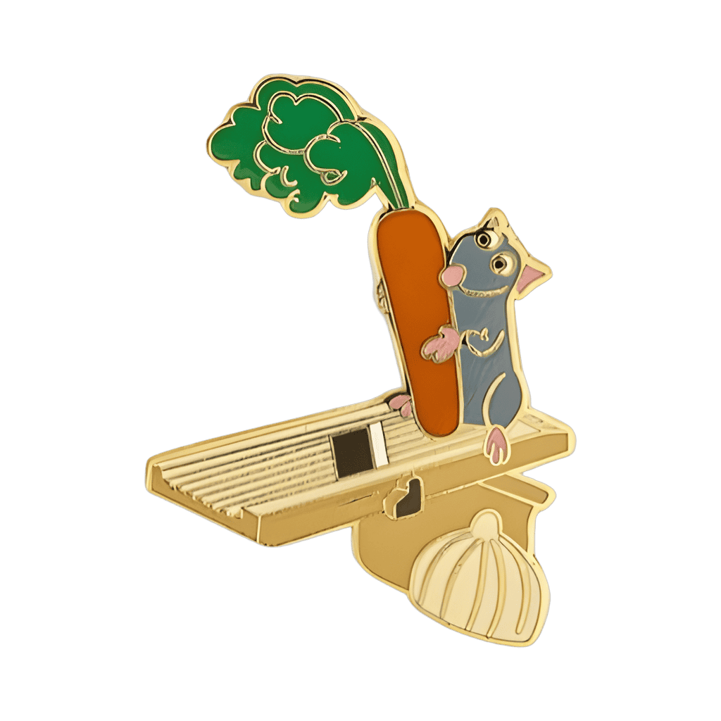 Remy Carrot Disney pin