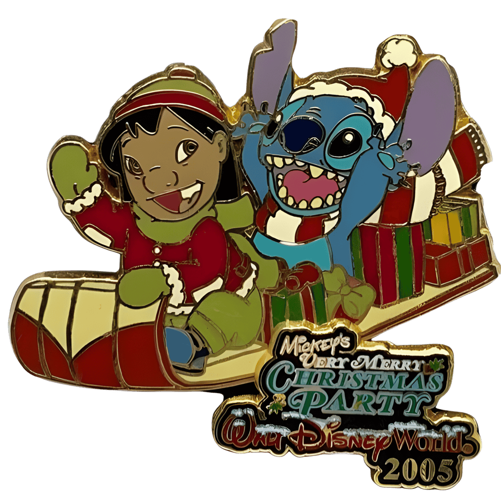 Lilo & Stitch on Sled Disney pin