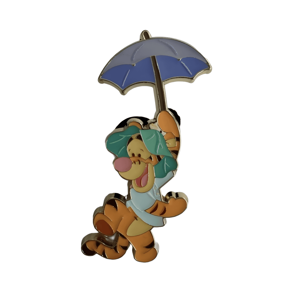 Tigger Floating with Umbrella Disney pin