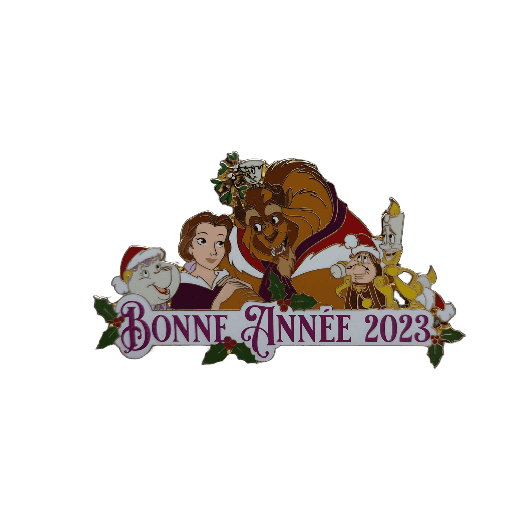Bonne Année 2023 - Beauty and the Beast Disney pin