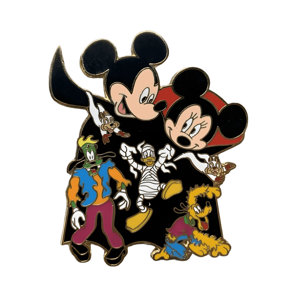 Mickey, Minnie, Pluto, Donald and Goofy - Halloween Disney pin