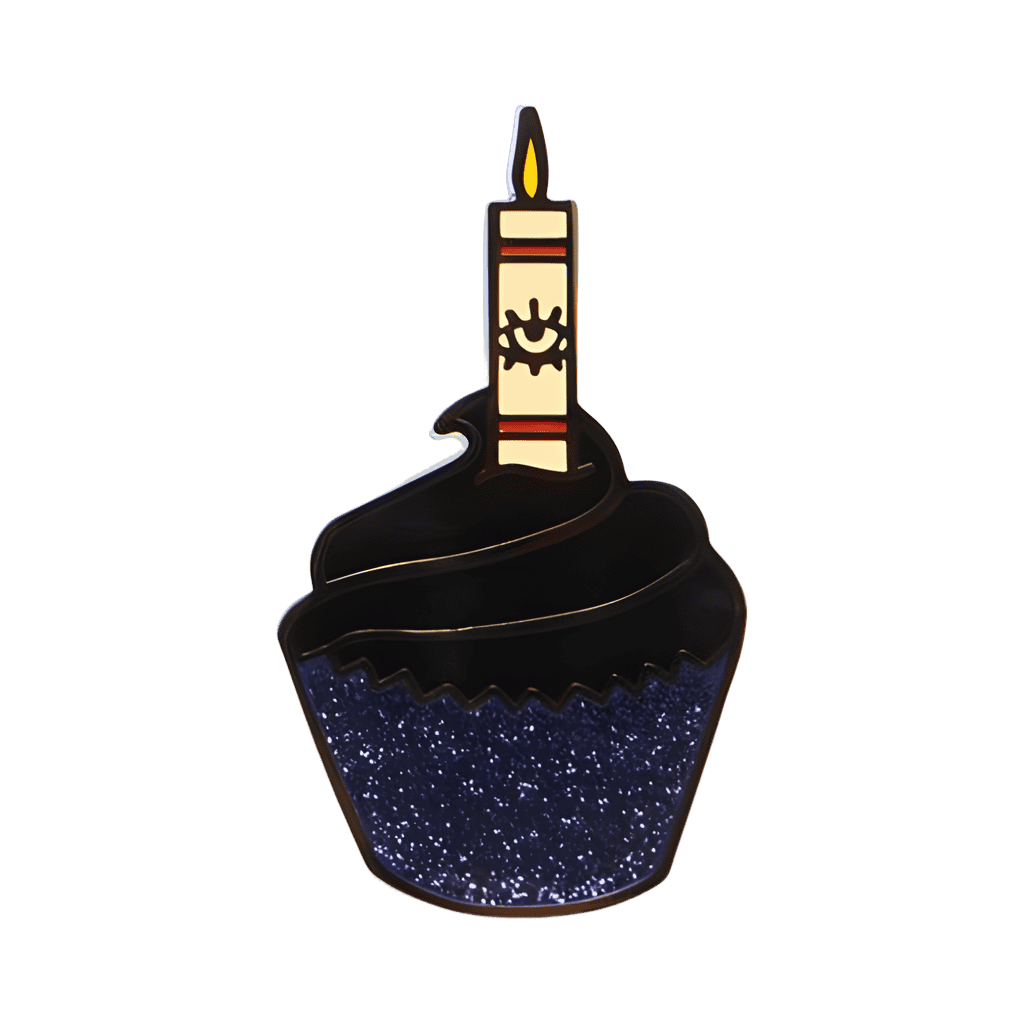 Black Flame Candle Disney pin