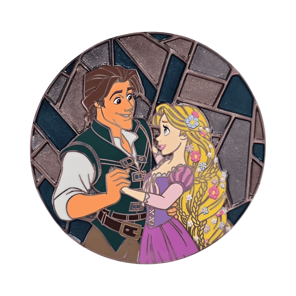 Rapunzel and Flynn GPP Magical Mosaic Mystery Disney pin