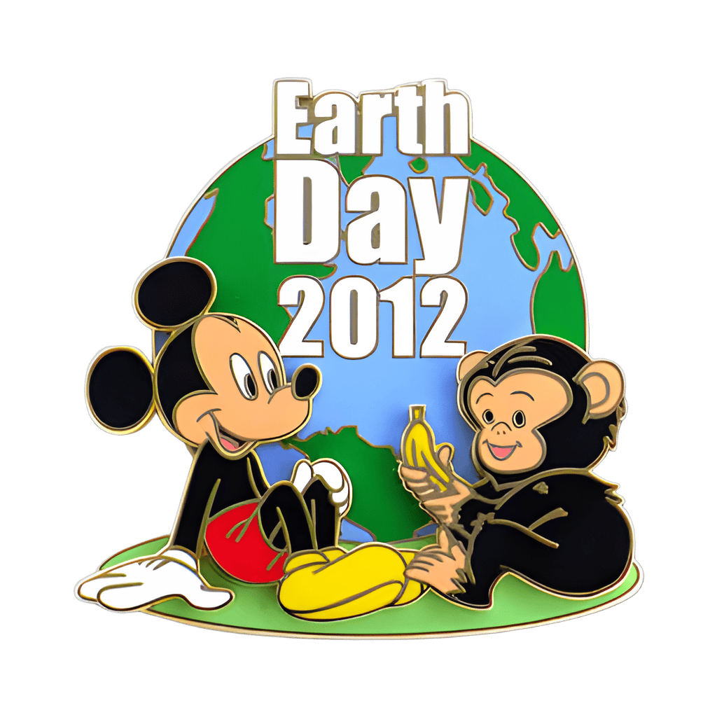 Earth Day 2012 with Mickey Mouse Disney pin