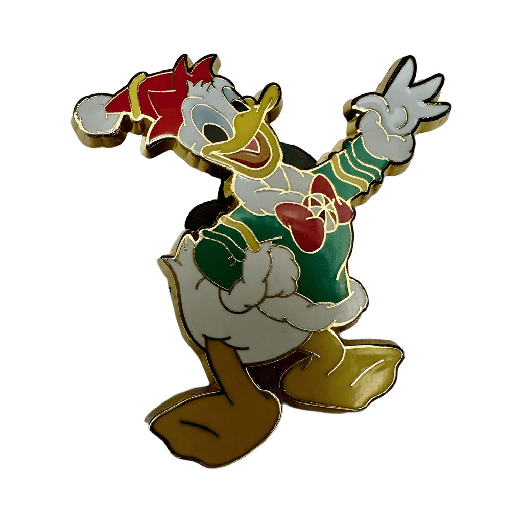 Donald dressed as an elf Disney pin