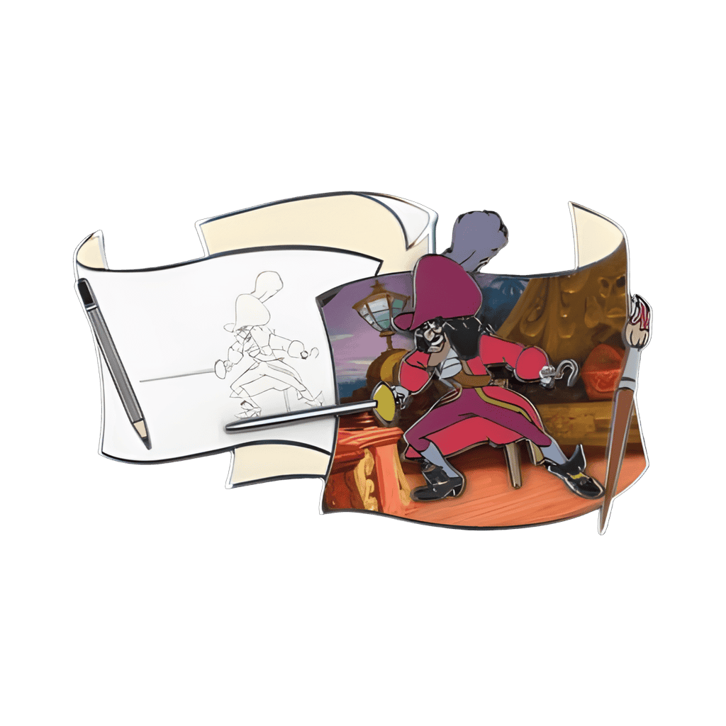Captain Hook Disney pin