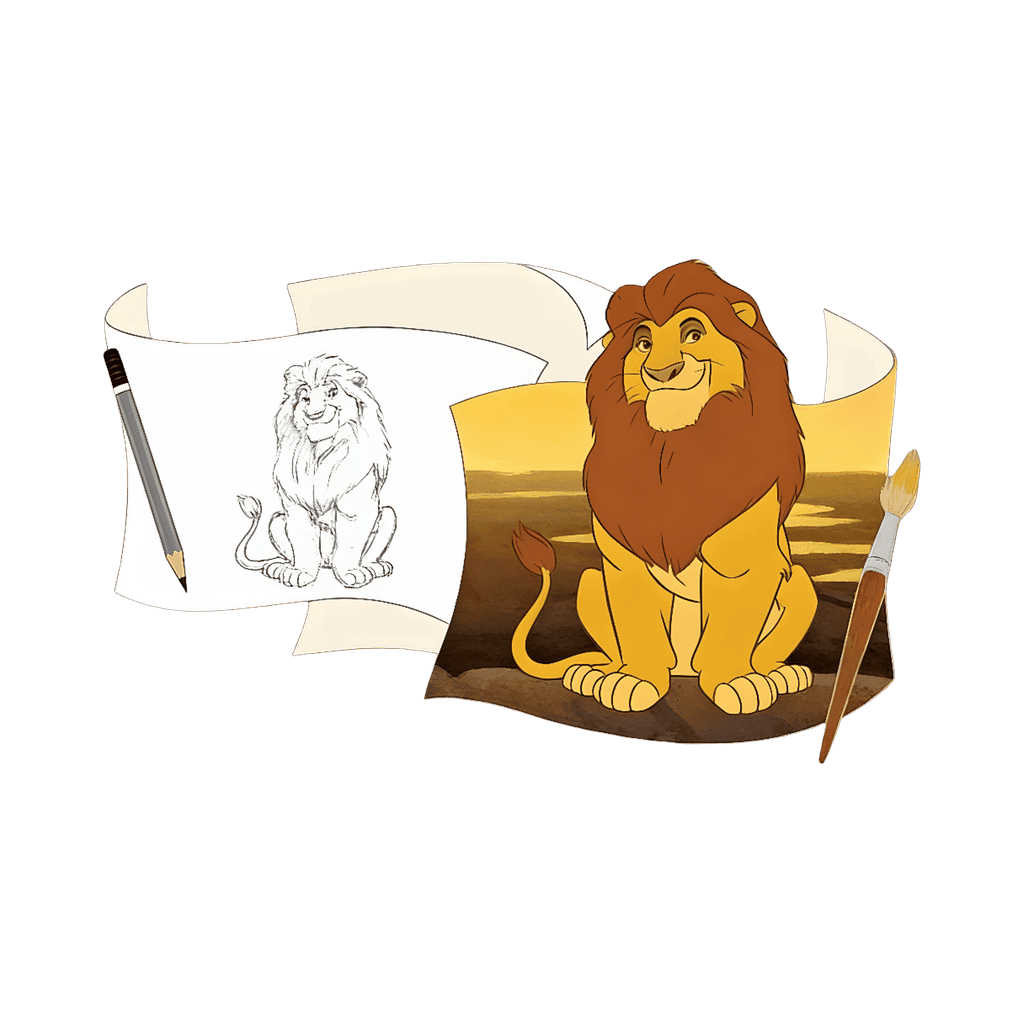 Mufasa Disney pin