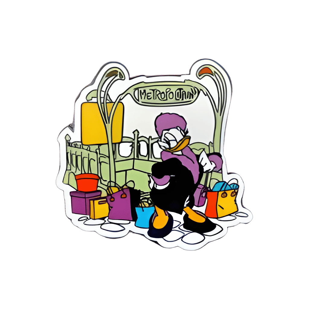 Daisy Standing at an Entrance to the Metropolitan Disney pin