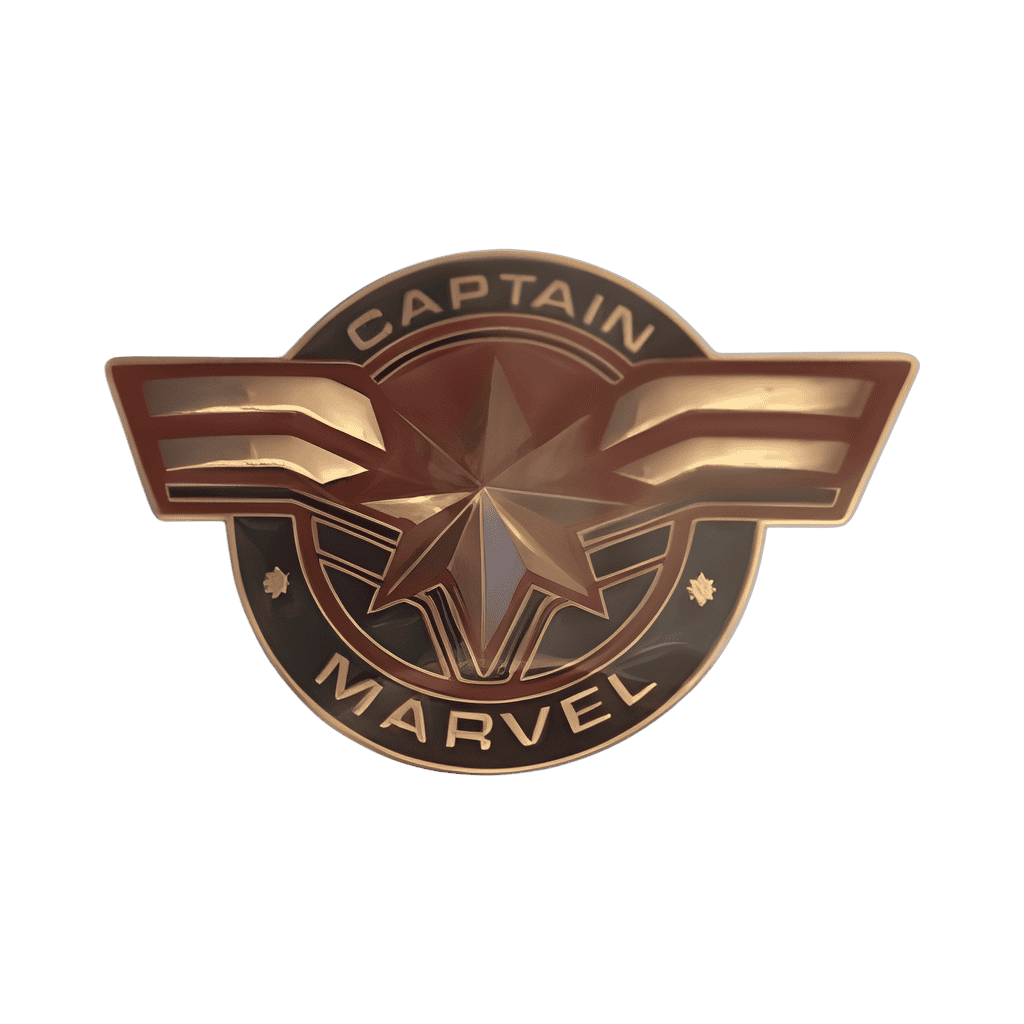 Captain Marvel Logo Disney pin