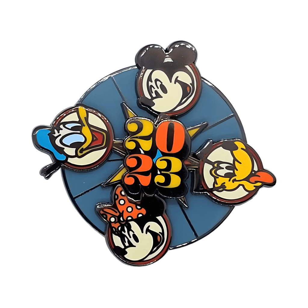 Fab 4 spinner Disney pin