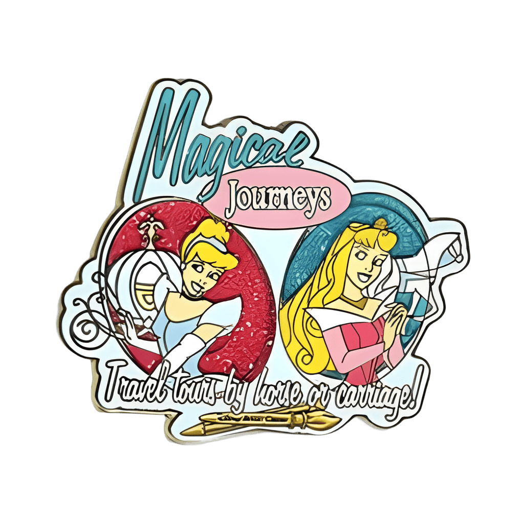Magical Journeys with Cinderella and Aurora Disney pin
