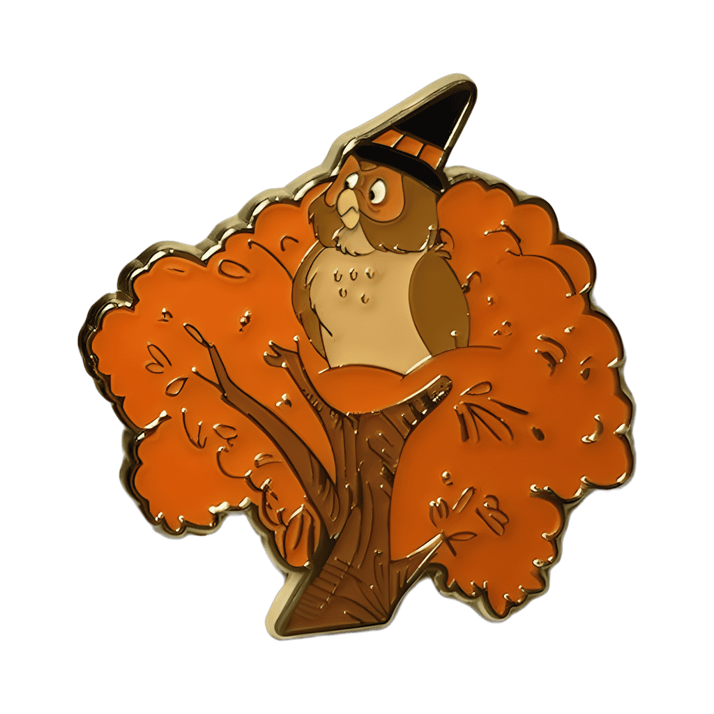 Owl in the Tree Top Disney pin