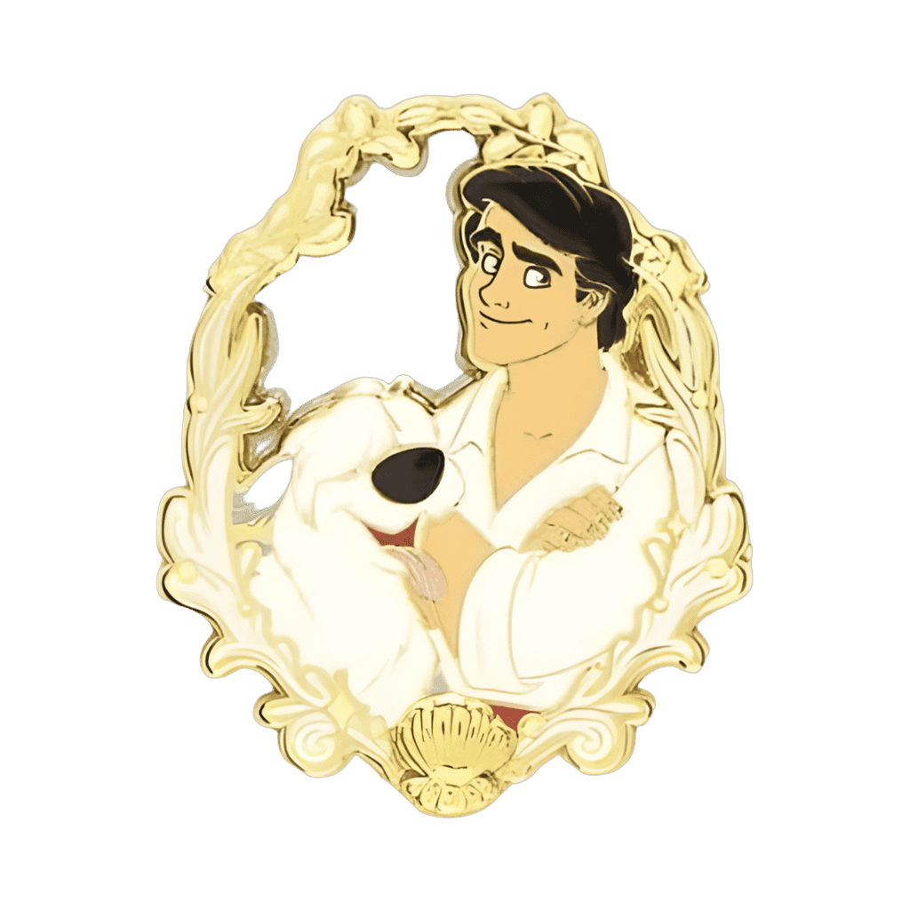 Prince Eric and Max Disney pin
