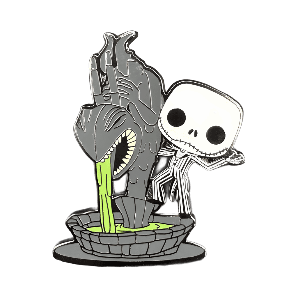 Jack Skellington with Fountain Disney pin