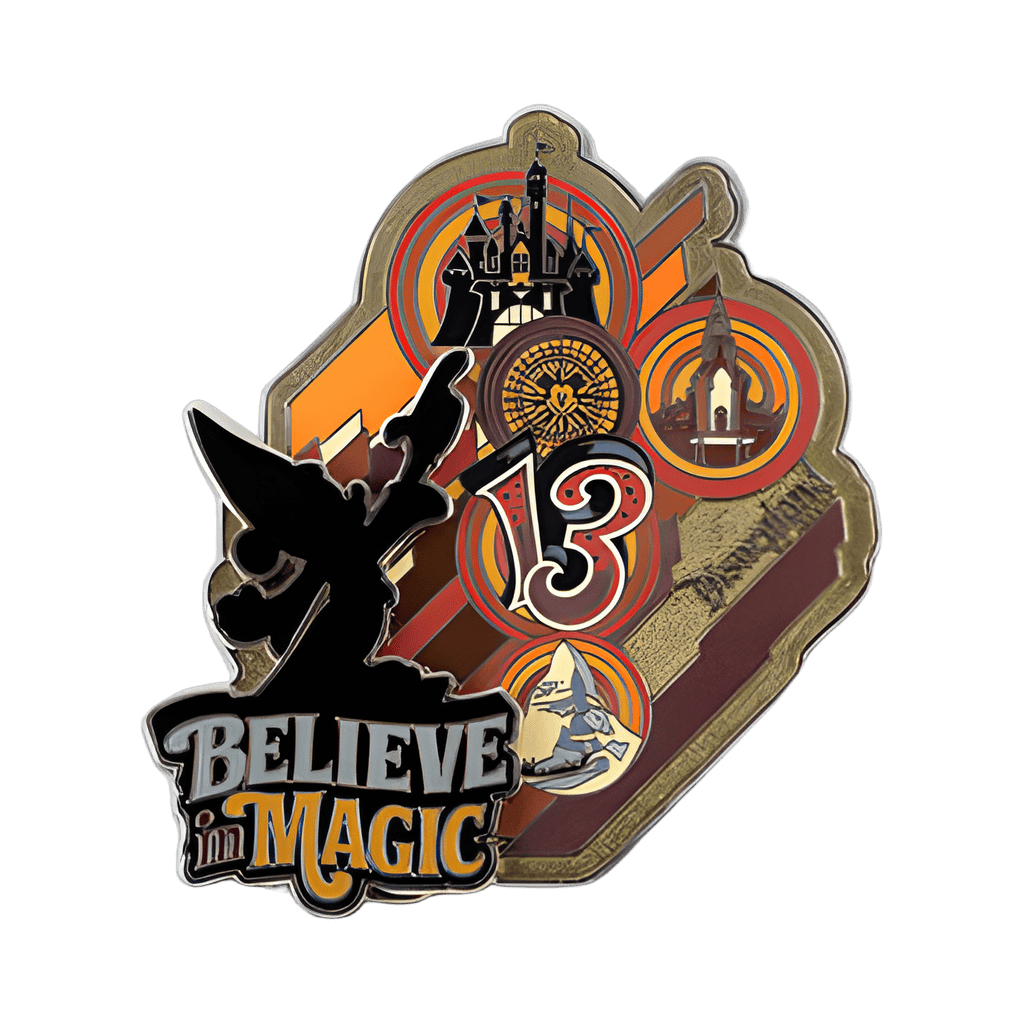 Believe in Magic Retro Art - Red Disney pin