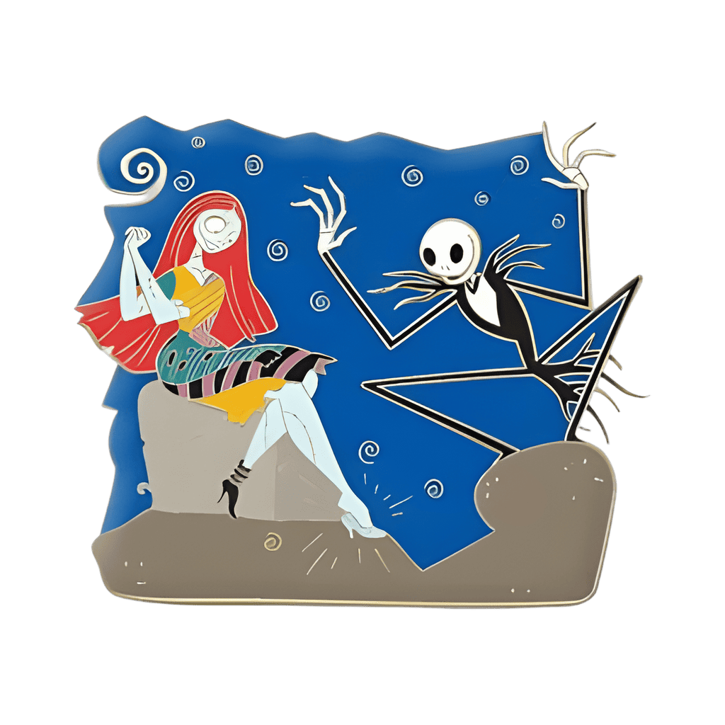 Sally and Jack Skellington Disney pin