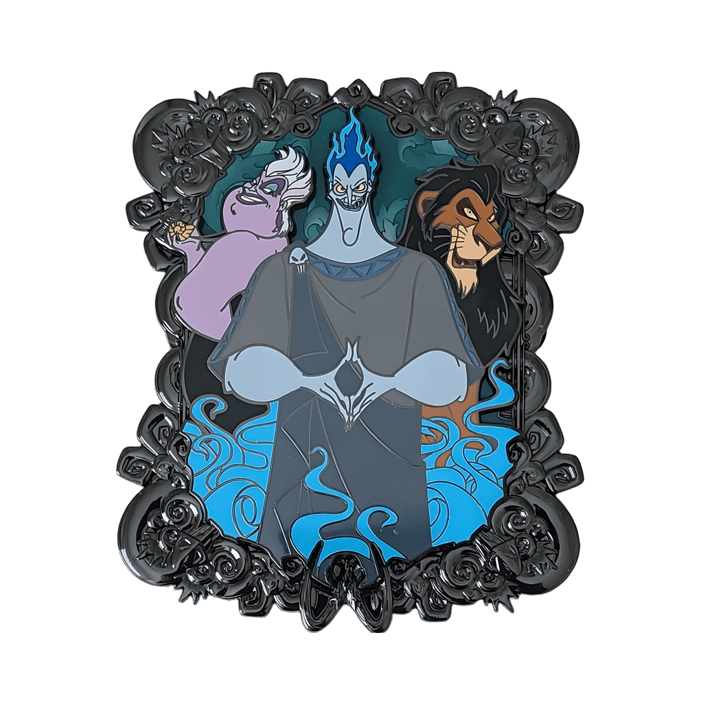 Hades, Scar, Ursula Jumbo Disney pin
