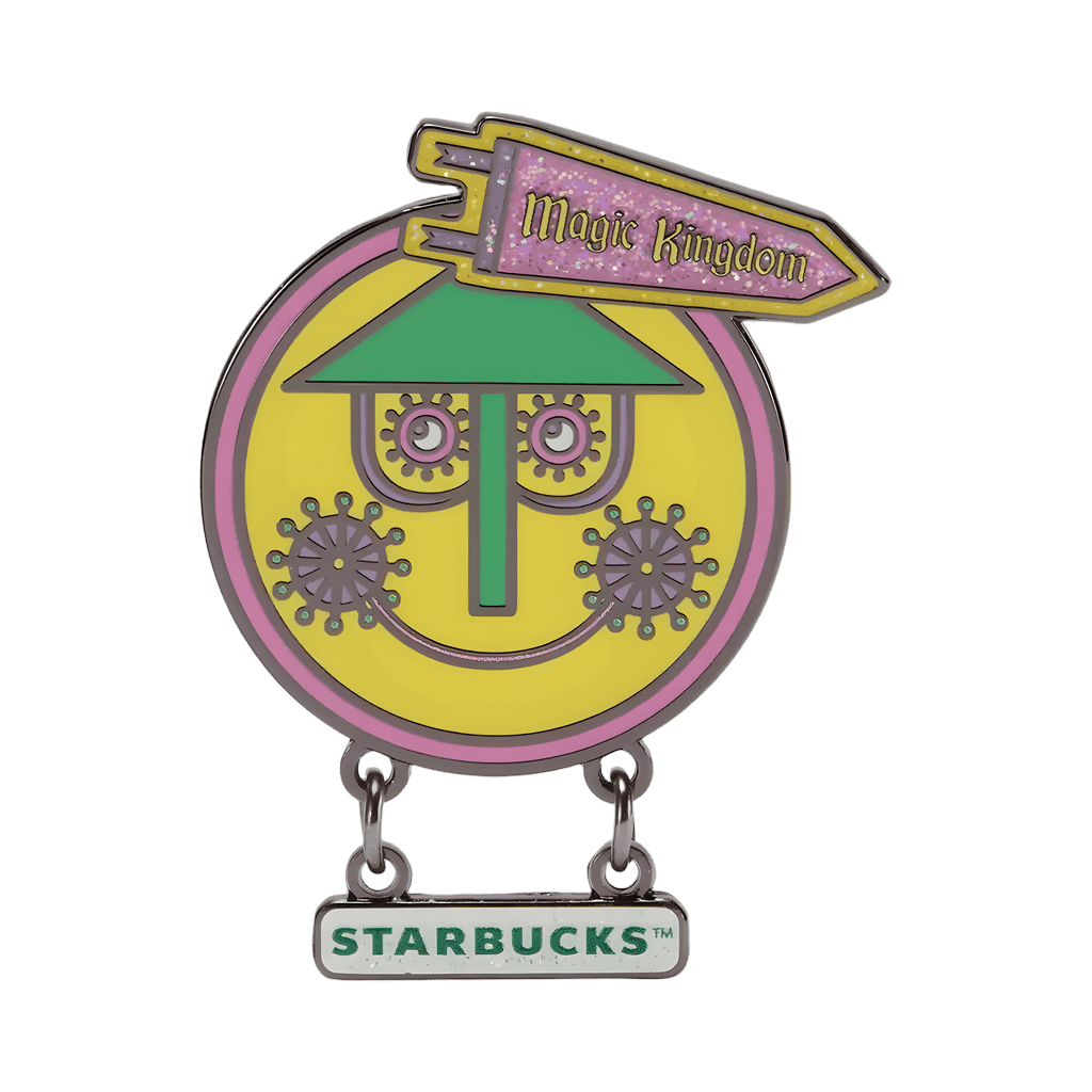 it's a small world Clock Face Disney pin