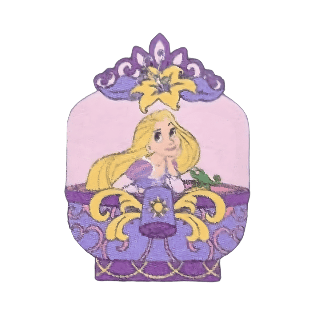 Rapunzel and Pascal Disney pin