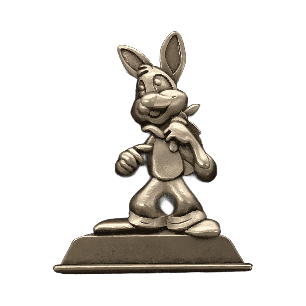 Gold Statue Br'er (Brer) Rabbit Disney pin