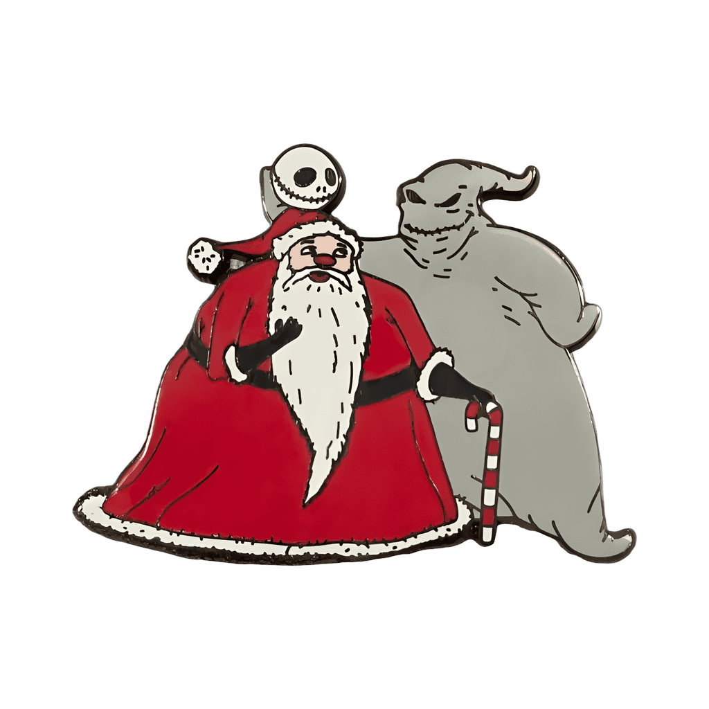 Sandy Claws (Santa) and Oogie Boogie Disney pin
