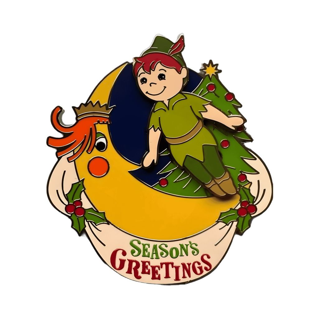 It's a Small World Holiday - Season’s Greetings — Peter Pan Slider Disney pin