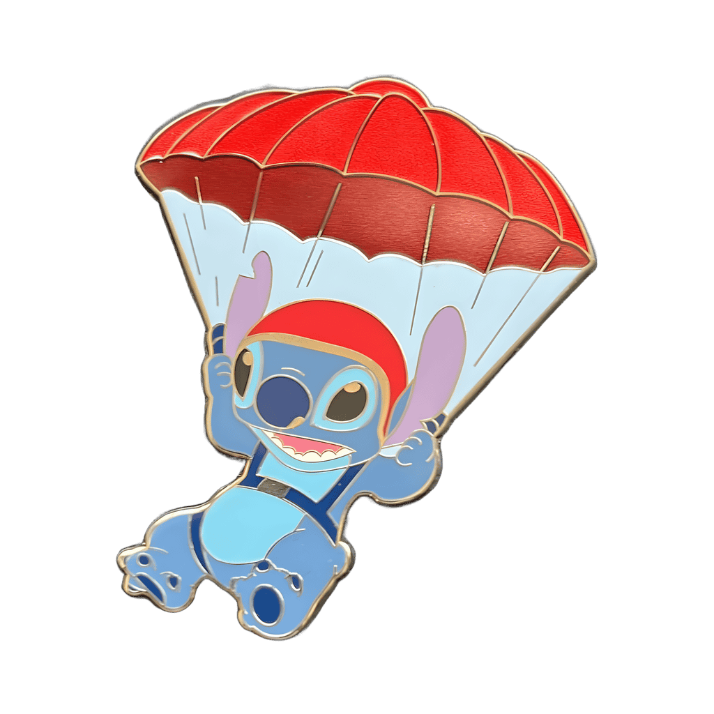 Stitch Skydiving Disney pin