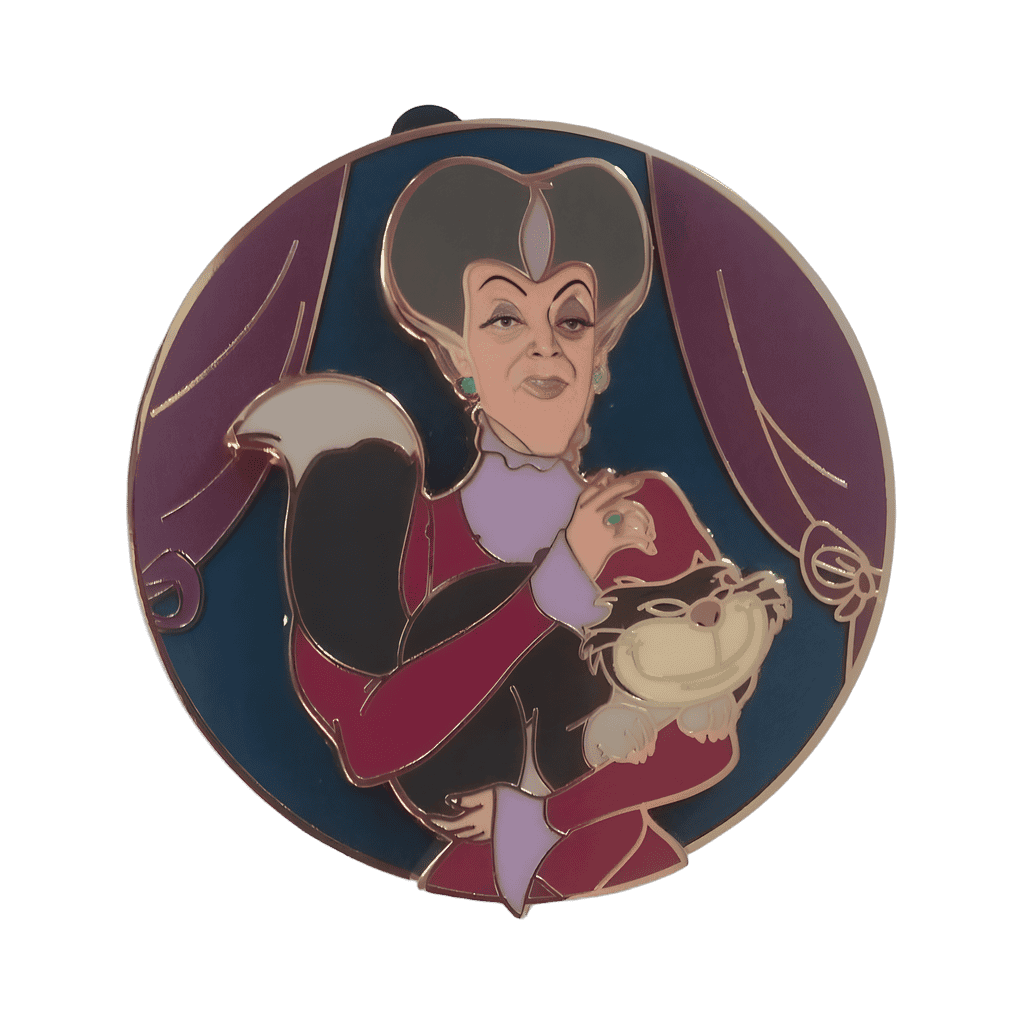 Cinderella (Lady Tremaine and Lucifer) Disney pin