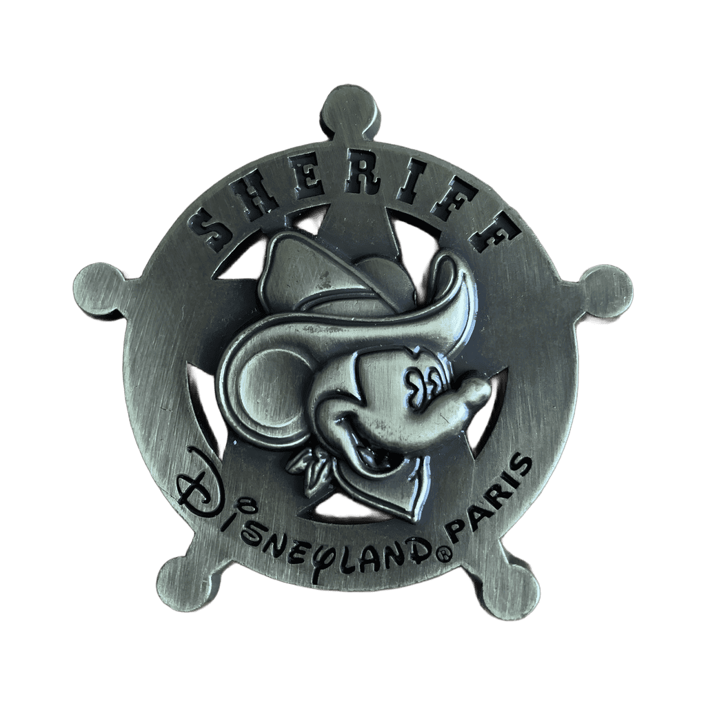 DLP Mickey's Sheriff Badge Disney pin