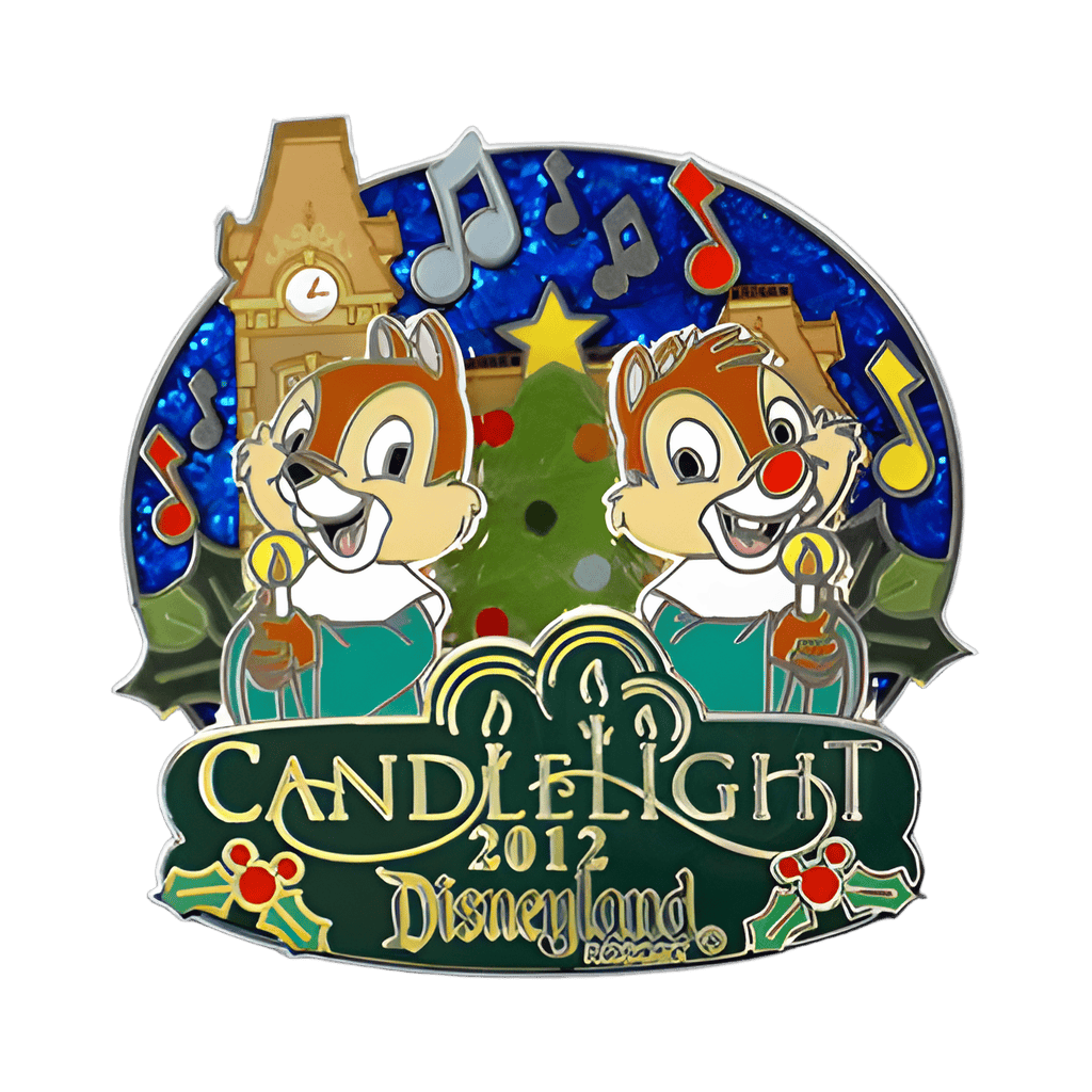 2012 — Chip and Dale (Green Logo) Disney pin