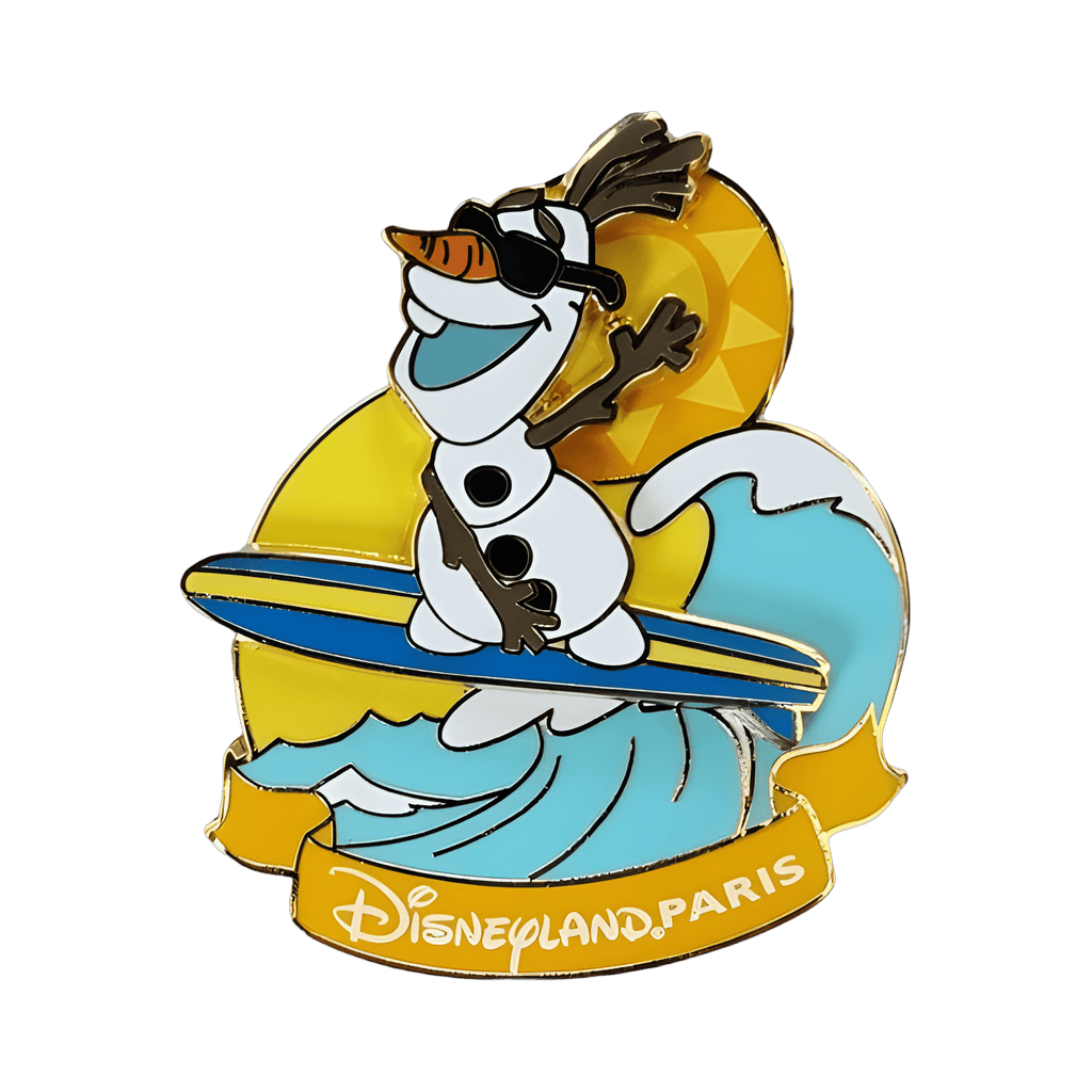 Olaf Surfing Disney pin