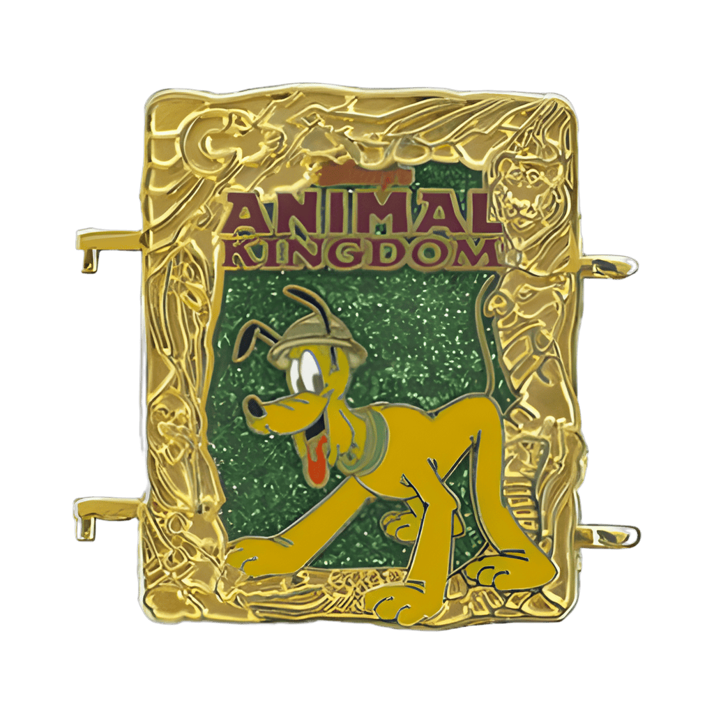 Carved Animal Kingdom Frame - Pluto Disney pin
