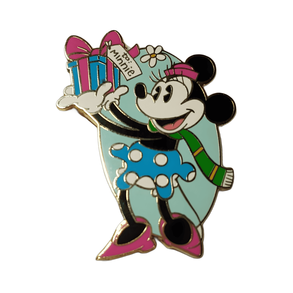 Minnie with Present Disney pin
