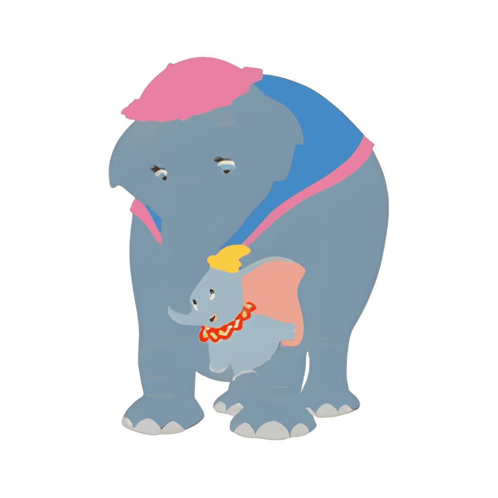 Mrs. Jumbo & Dumbo Disney pin