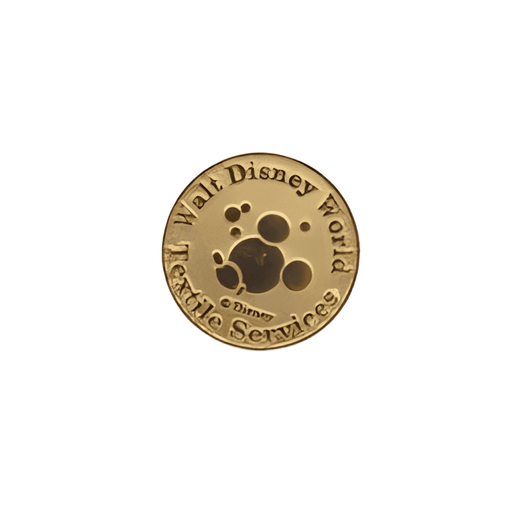 Gold Mickey Bubbles Logo Disney pin