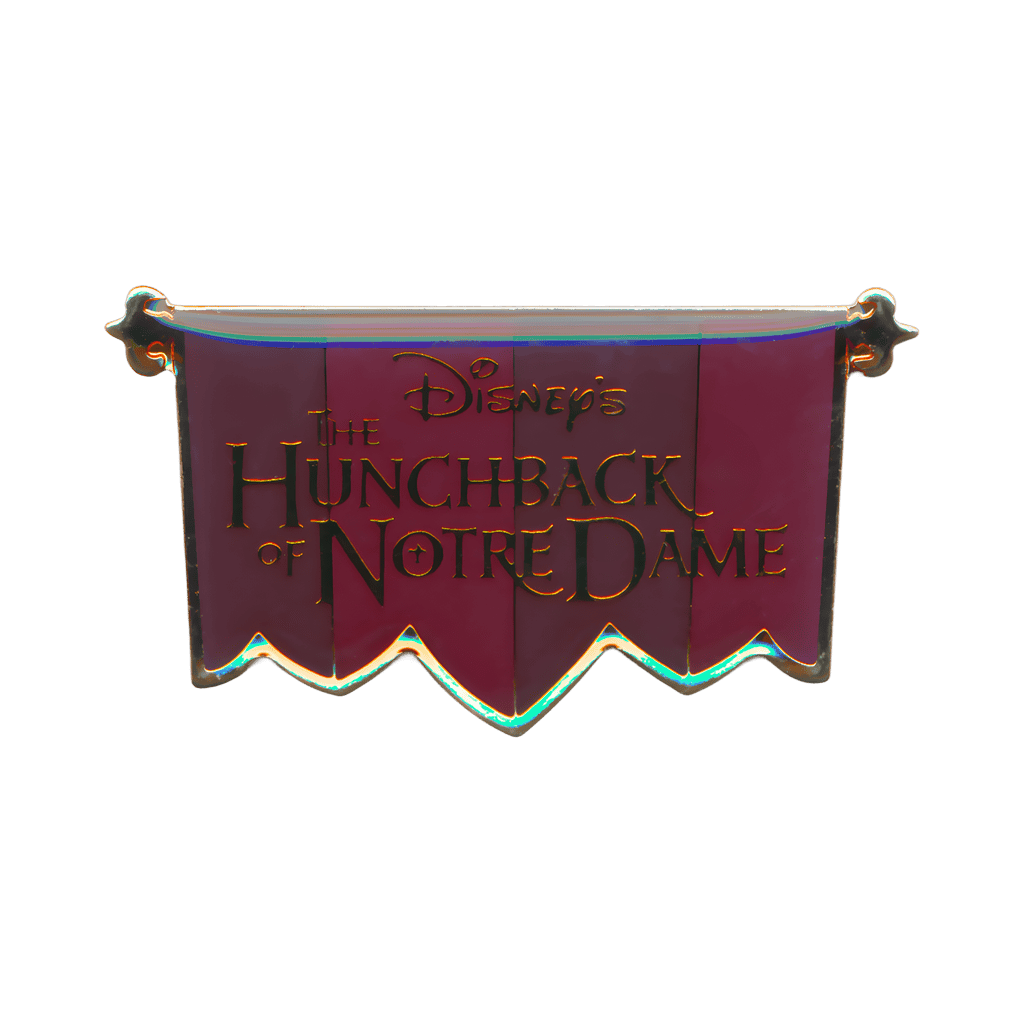 The Hunchback of Notre Dame Banner (Cast Exclusive) Disney pin