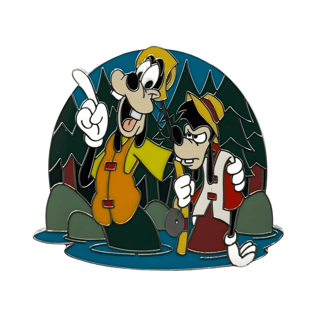 Goofy and Max Fishing Disney pin